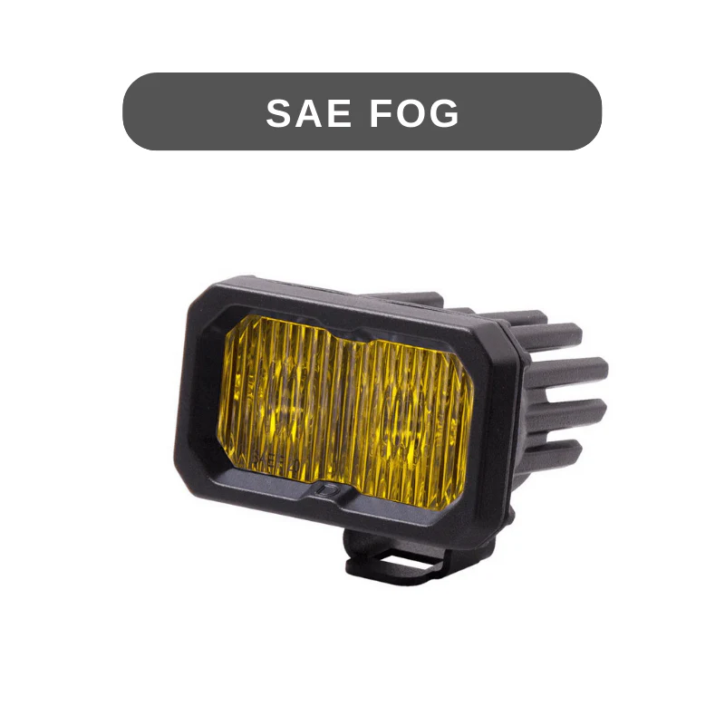 Stage Series 2" SAE Yellow LED Pod | Standard Mount - Image 7