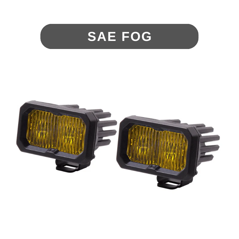 Stage Series 2" SAE Yellow LED Pod | Standard Mount - Image 8
