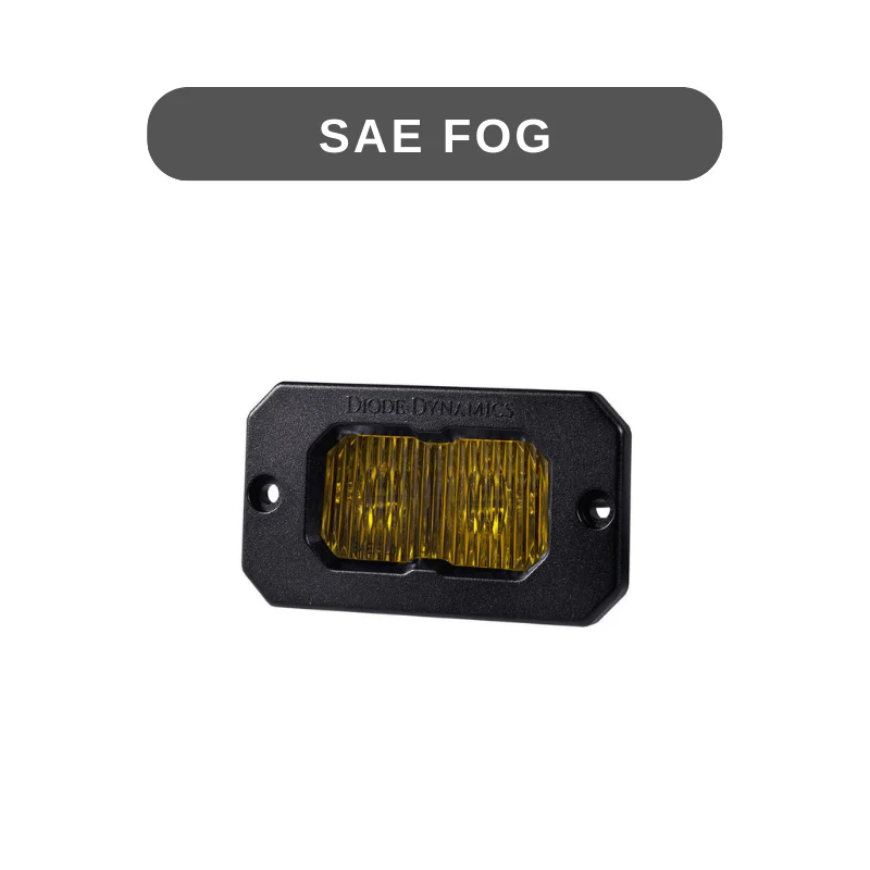 Stage Series 2" SAE Yellow LED Pod | Flush Mount - Image 5