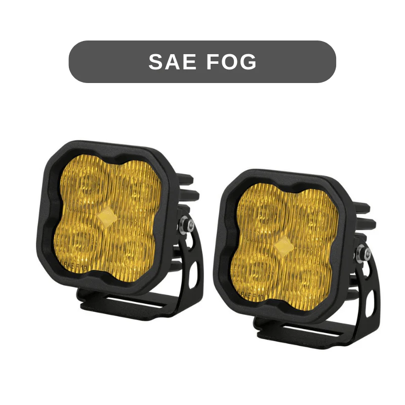 Stage Series 3" SAE Yellow LED Pod | Standard Mount | Pair - Image 4