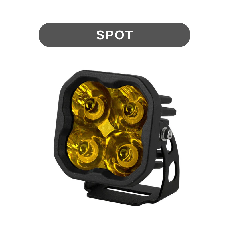 Stage Series 3" SAE Yellow LED Pod | Standard Mount | Single - Image 5