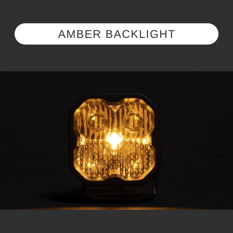Stage Series 3" SAE Yellow LED Pod | Standard Mount | Single - Image 9