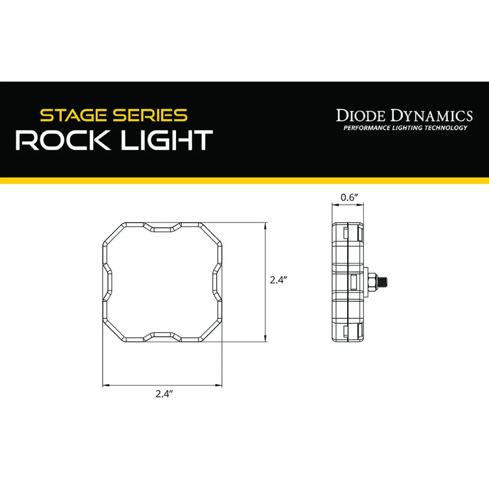 Stage Series LED Rock Light Kit Fits 2024+ Toyota Tacoma - Image 5