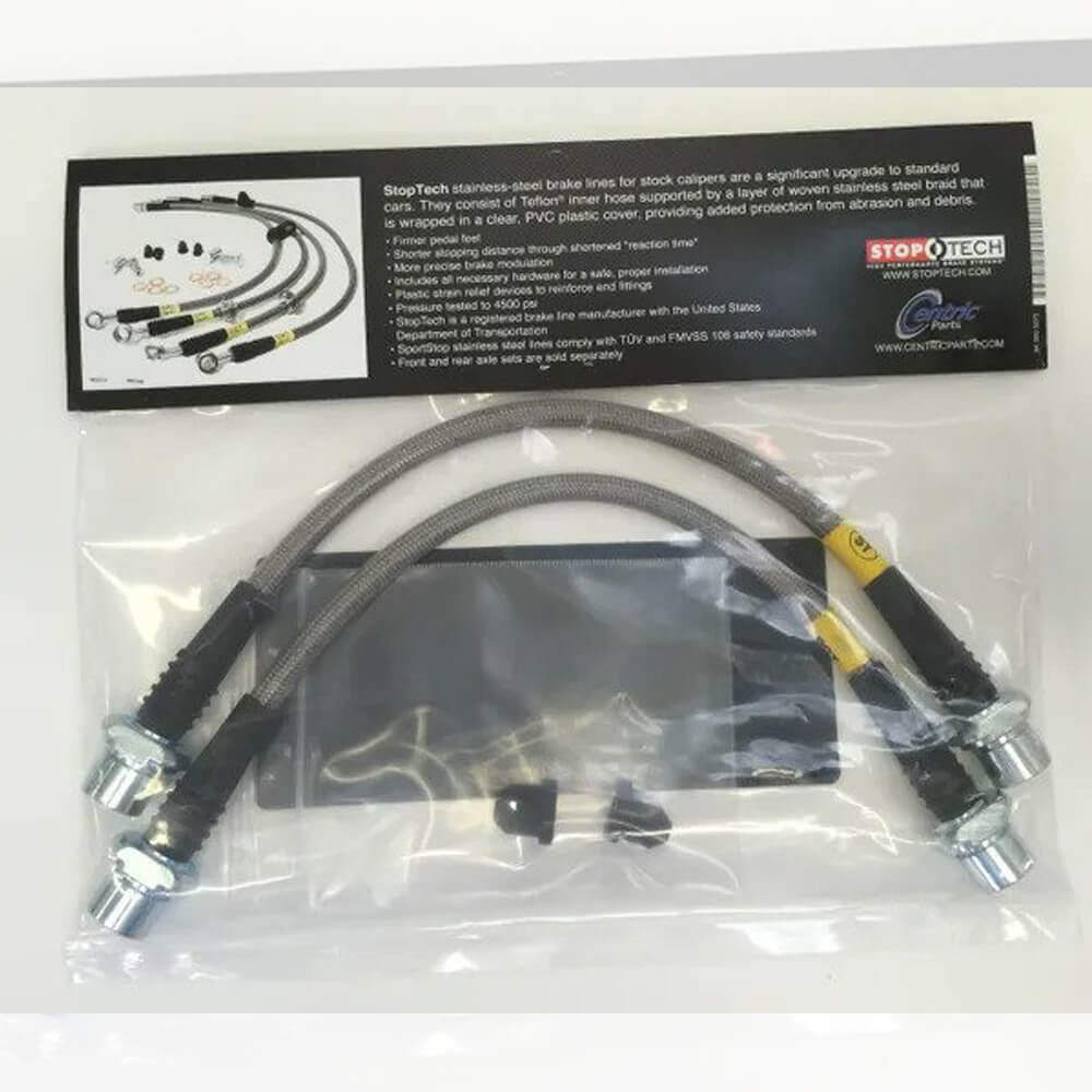 Stoptech Stainless Replacement Brake Lines for OEM Calipers fit 2005-2023 Toyota Tacoma - Image 2