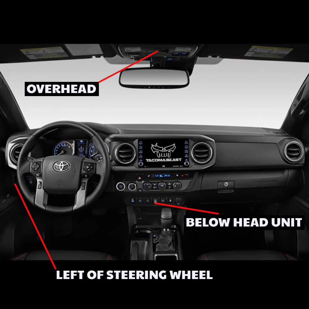 Switch Illumination Harness Fits 2016-2023 Toyota Tacoma - Image 2