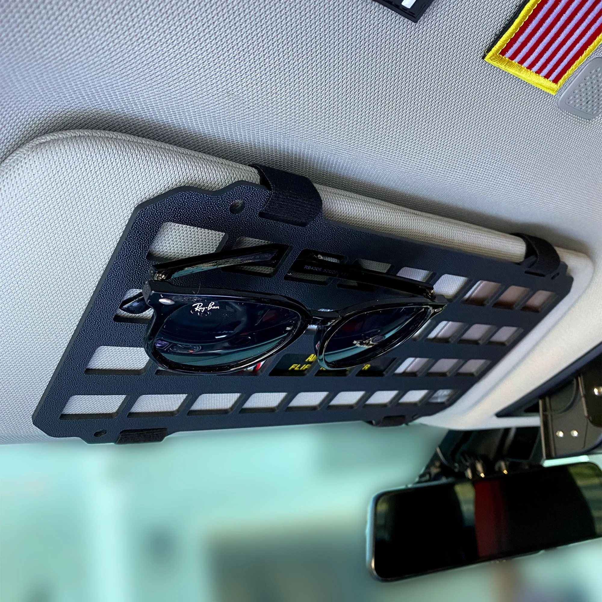 TACTICAL MOLLE PANEL FOR SUN VISOR - Image 3