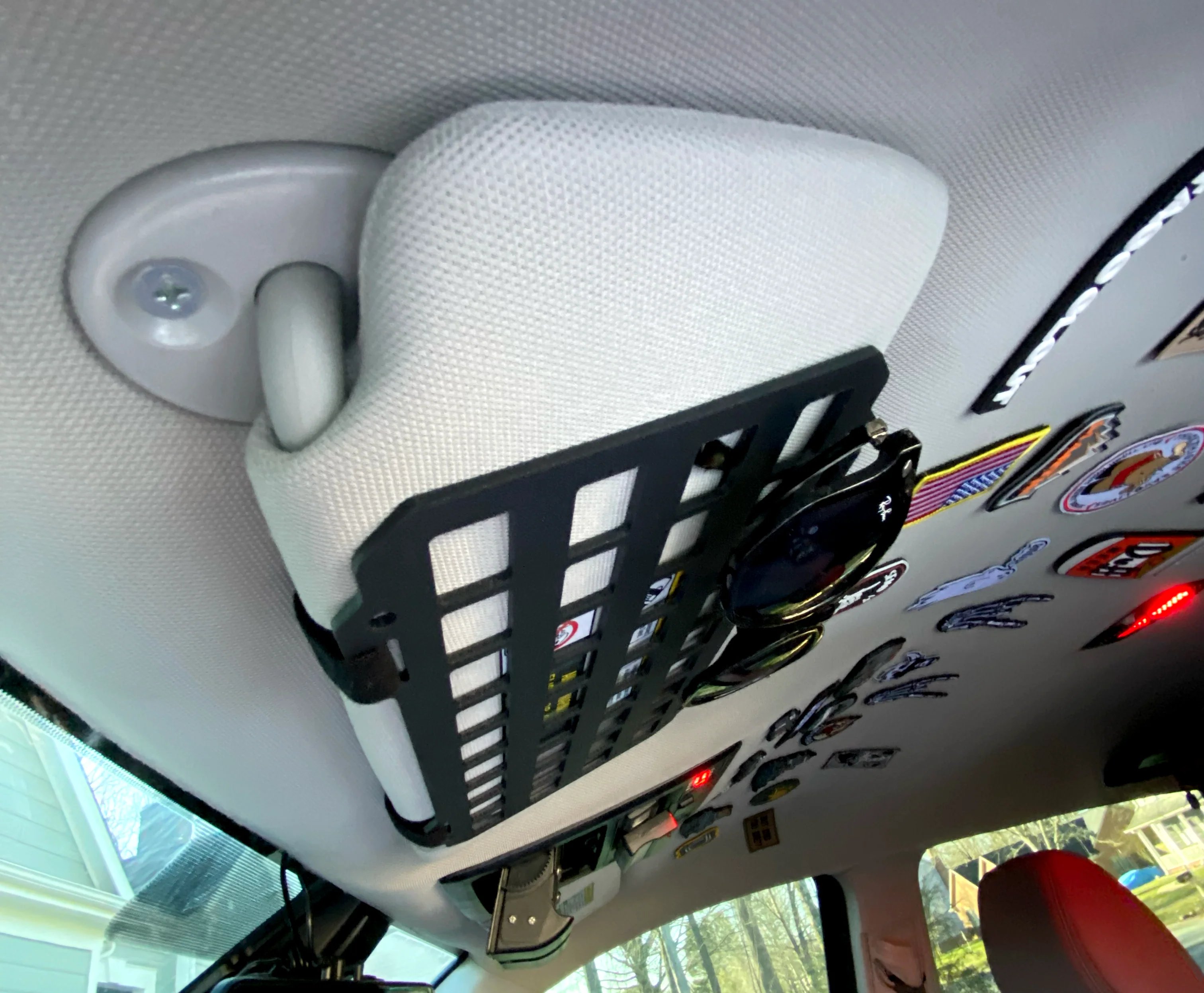 TACTICAL MOLLE PANEL FOR SUN VISOR - Image 4