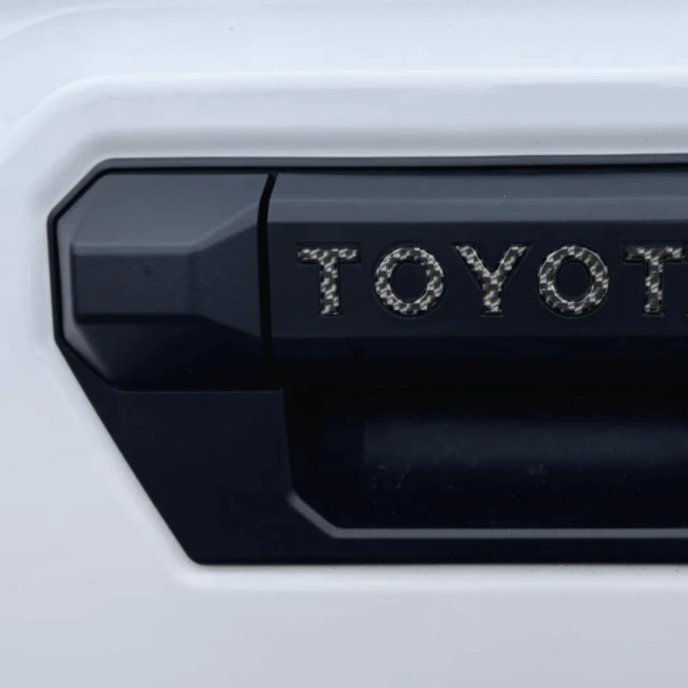 Tailgate Handle Letter Inserts fits 2024+ Toyota Tacoma - Image 2