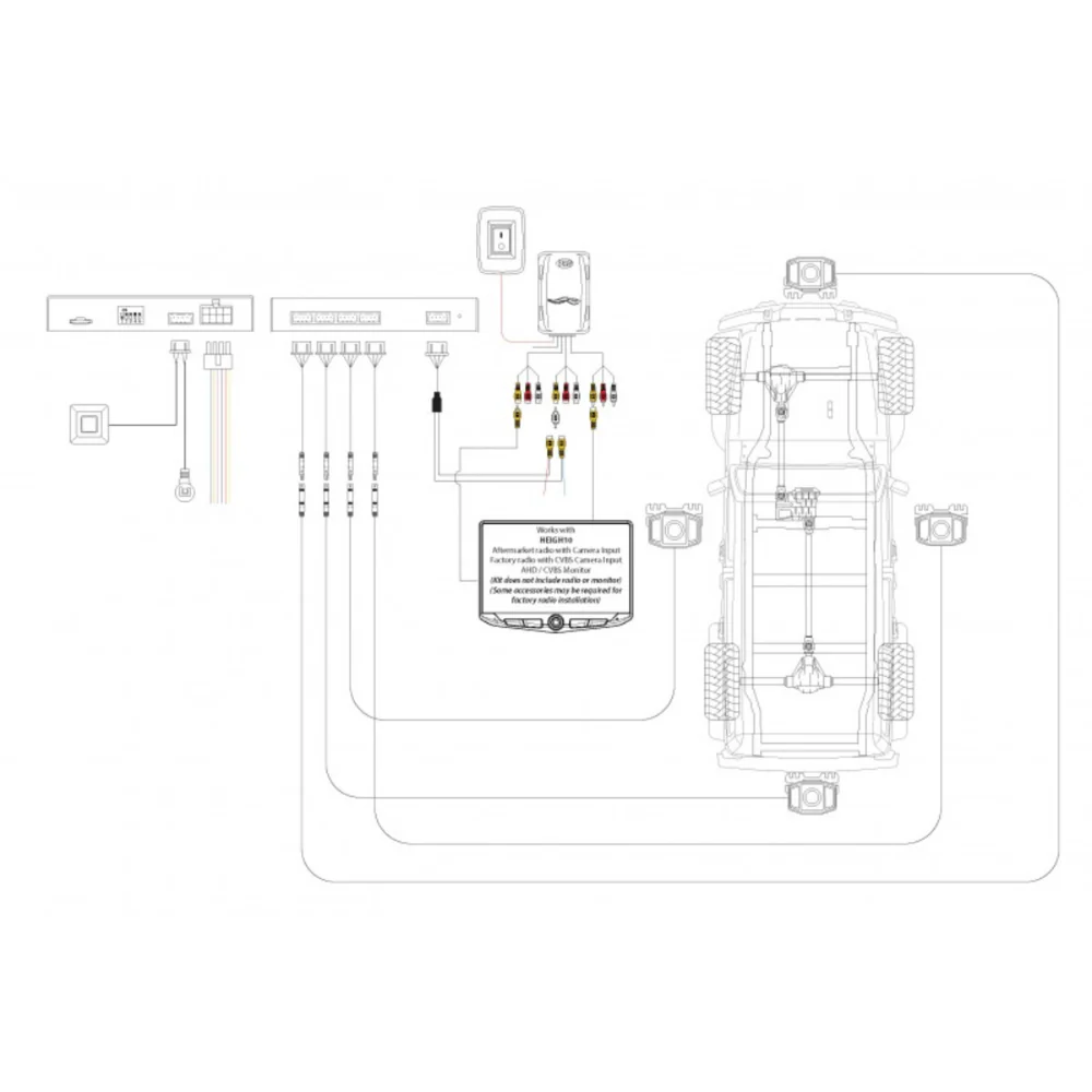 Terrainview Underbody Universal 4-Camera Kit with DVR | 2.0 version - Image 15