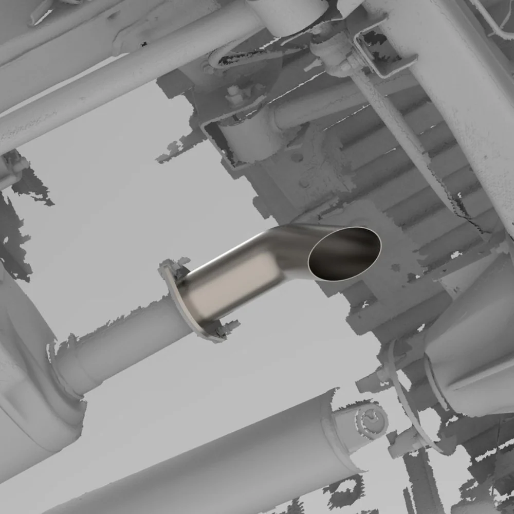 Titanium Axle Dump Exhaust Tip Fits 2024+ Toyota Tacoma - Image 10