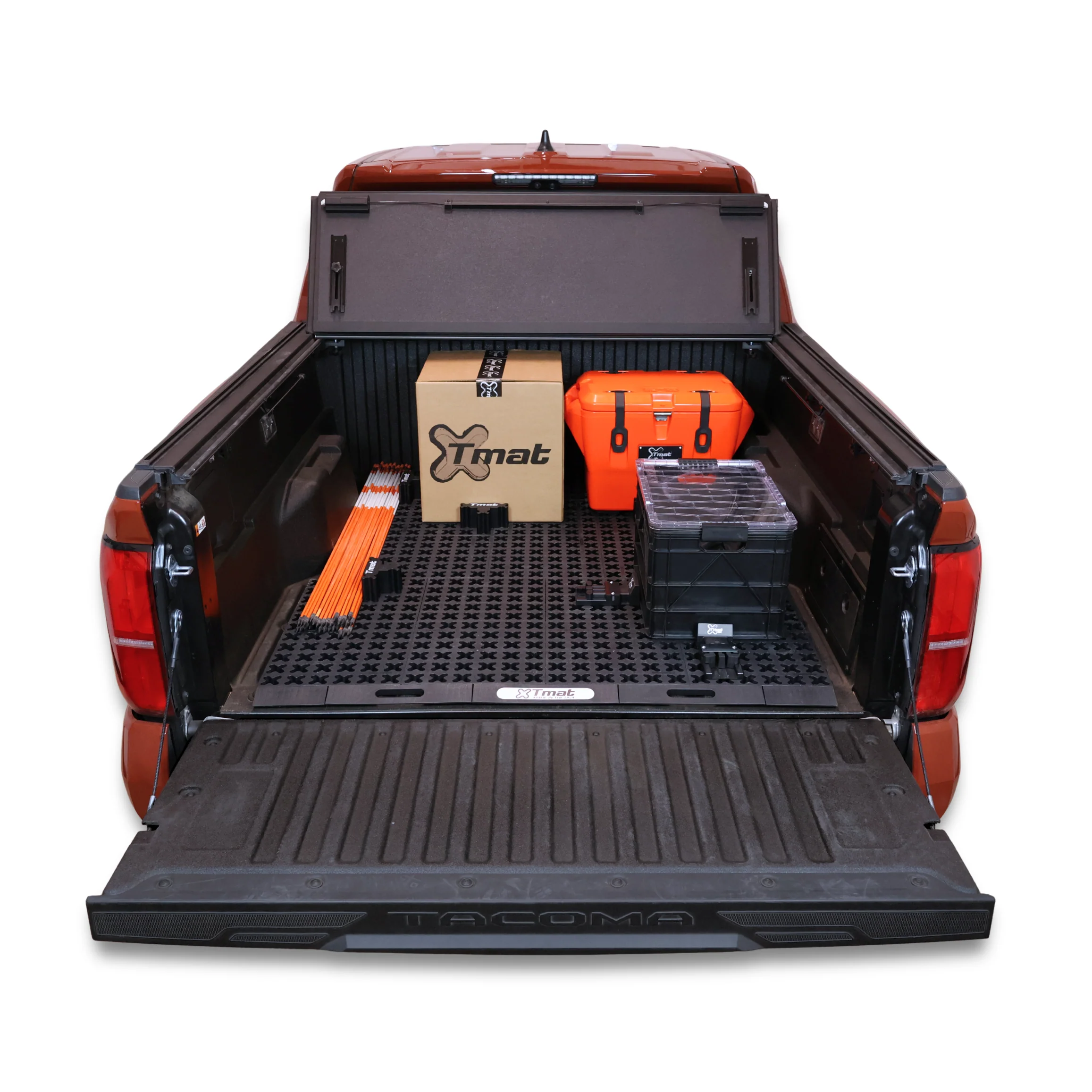 Tmat Midsize Truck Bed Organizer Slide Out Mat fits 2005+ Toyota Tacoma 5' Bed