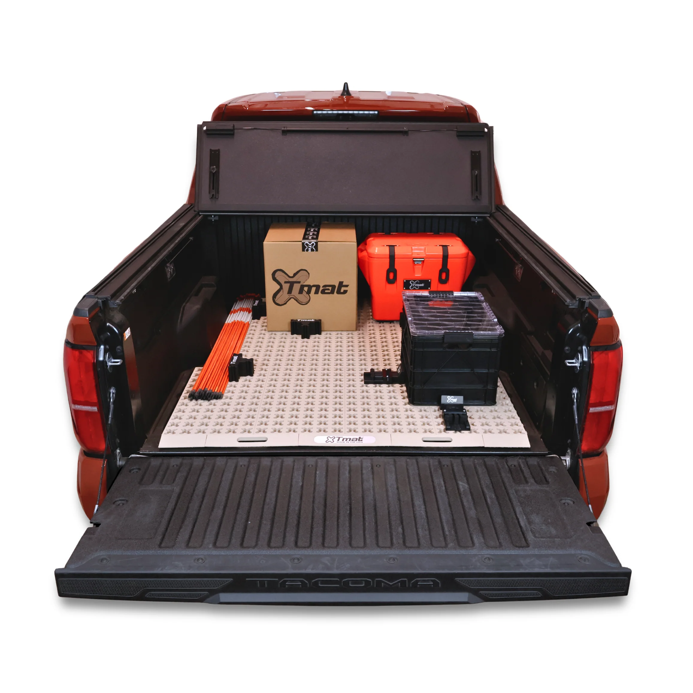 Tmat Midsize Truck Bed Organizer Slide Out Mat fits 2005+ Toyota Tacoma 5' Bed - Image 10