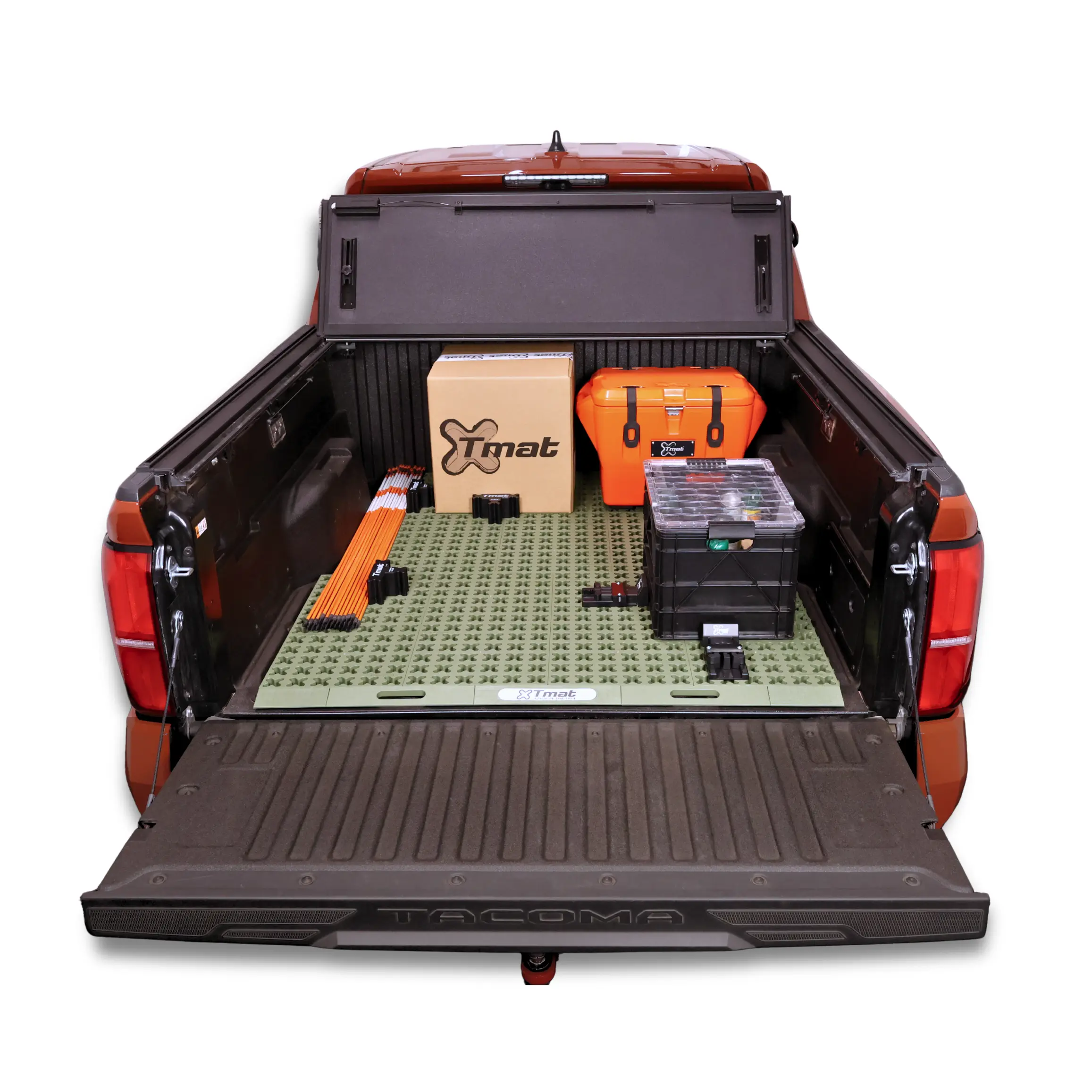 Tmat Midsize Truck Bed Organizer Slide Out Mat fits 2005+ Toyota Tacoma 5' Bed - Image 12