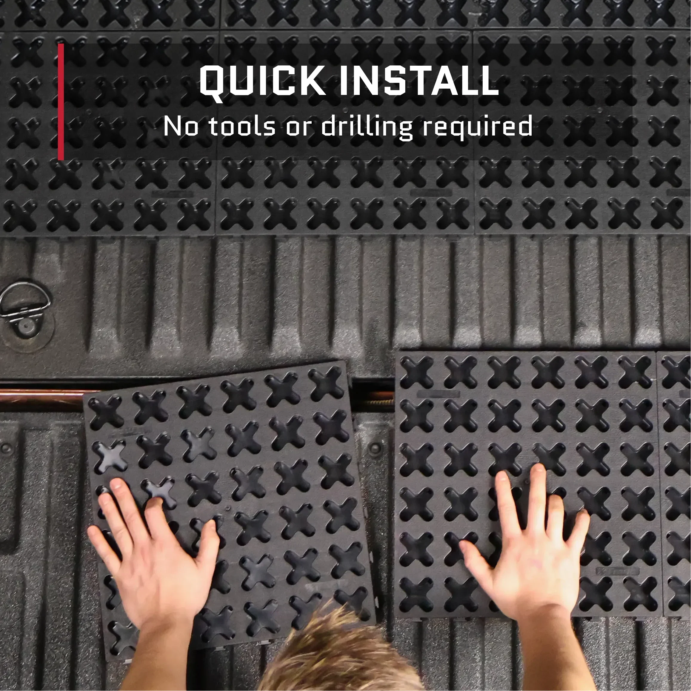 Tmat Midsize Truck Bed Organizer Slide Out Mat fits 2005+ Toyota Tacoma 5' Bed - Image 6