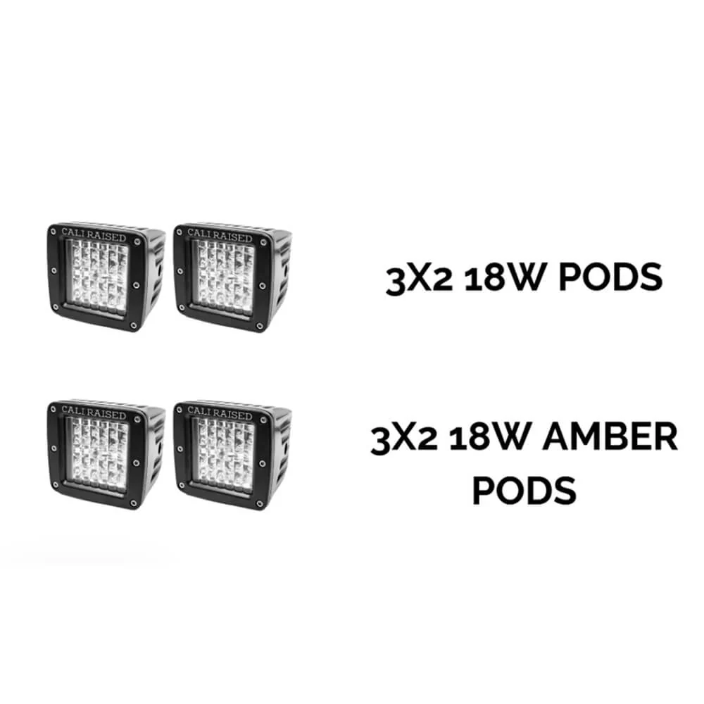 Bed Rail LED Pod Mounting Brackets Fits 2005-2023 Toyota Tacoma - Image 4