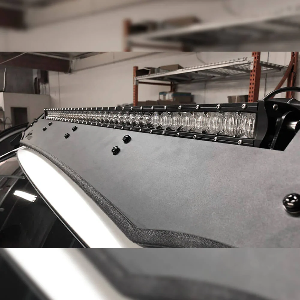 40" Cut-Out Prinsu Roof Rack Slim LED Light Bar Mounting Brackets - Image 3
