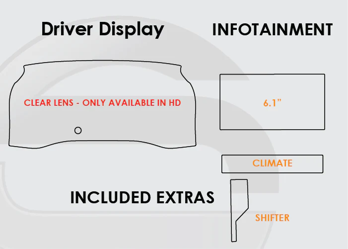 Toyota Tacoma Screen ProTech Kit - Image 8