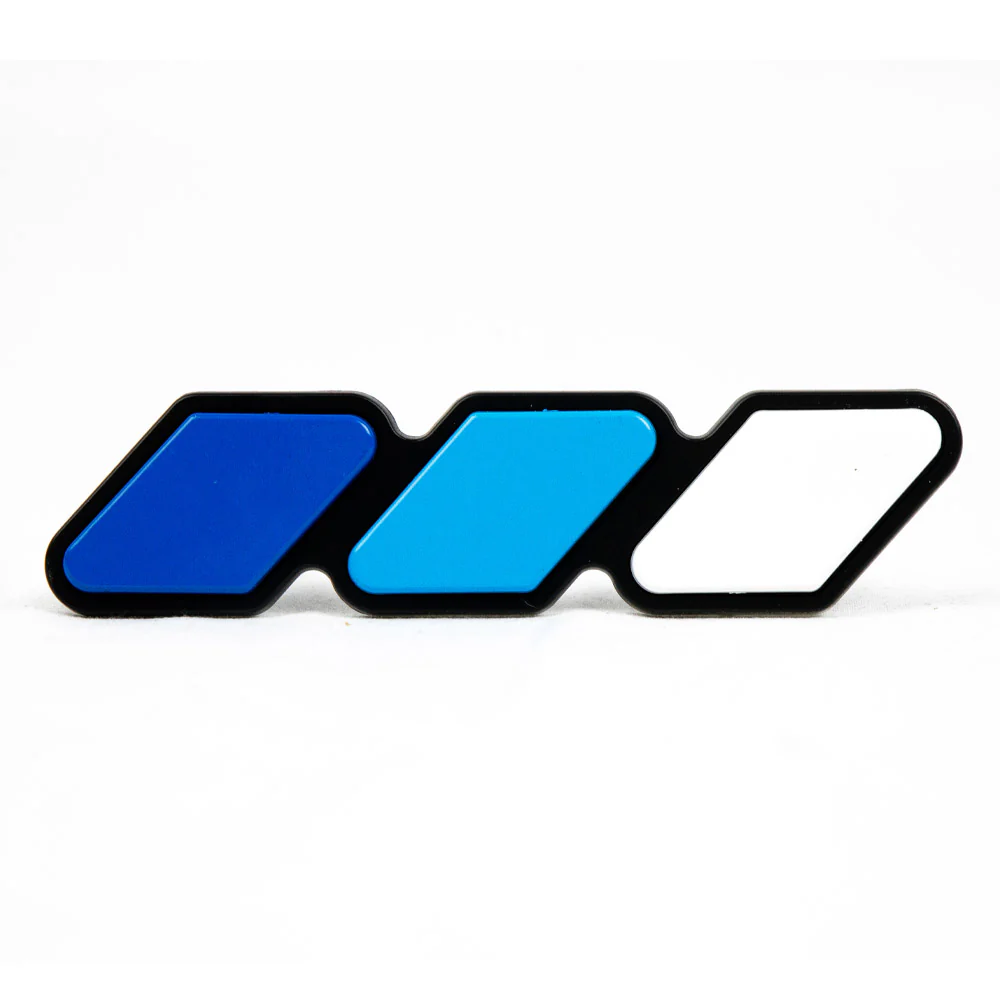 Tri-Color Grille Badge Emblem - Image 6