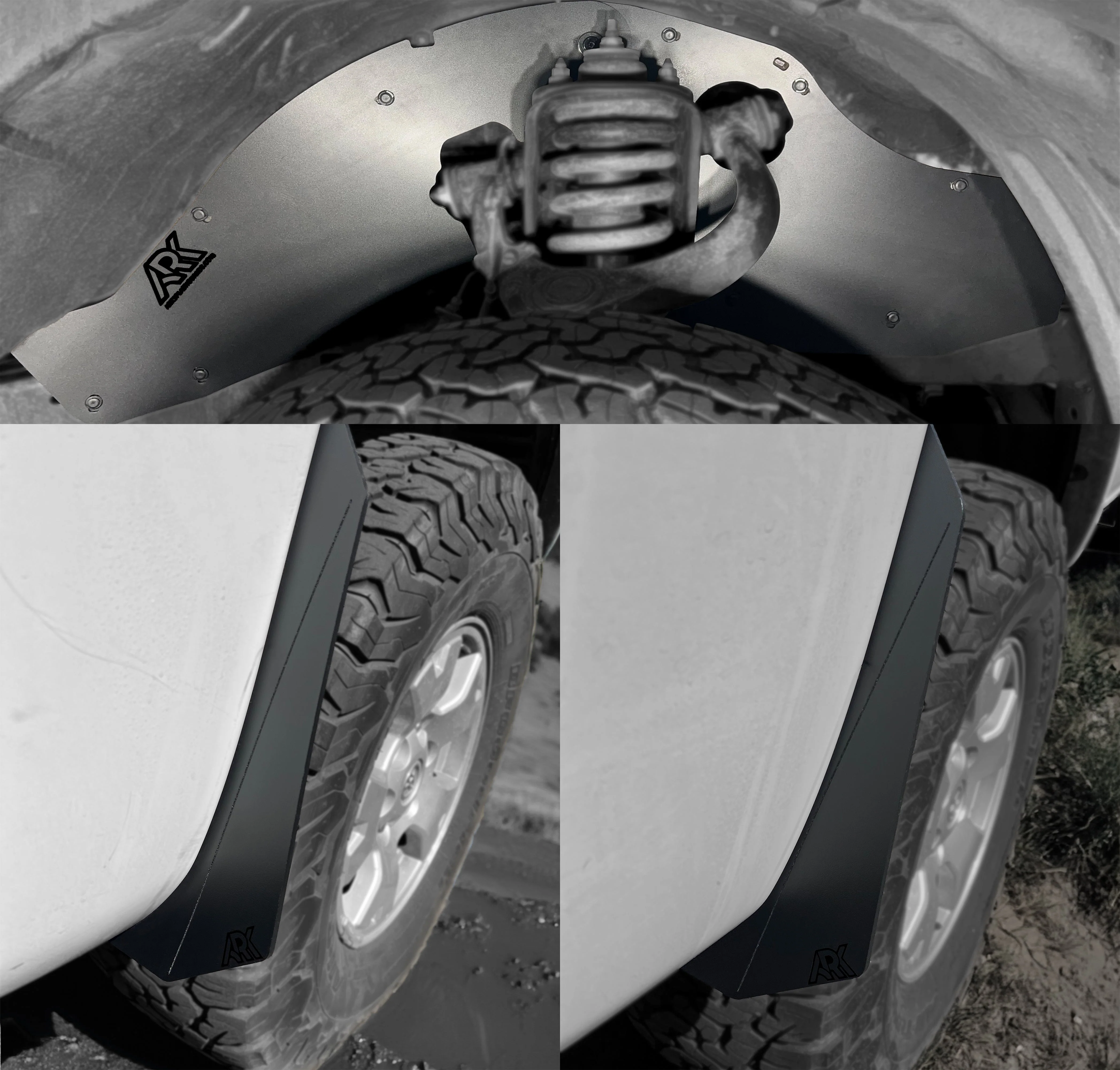 TriXpoly Splash Guards & Micros Fits 2005-2015 Toyota Tacoma - Image 40