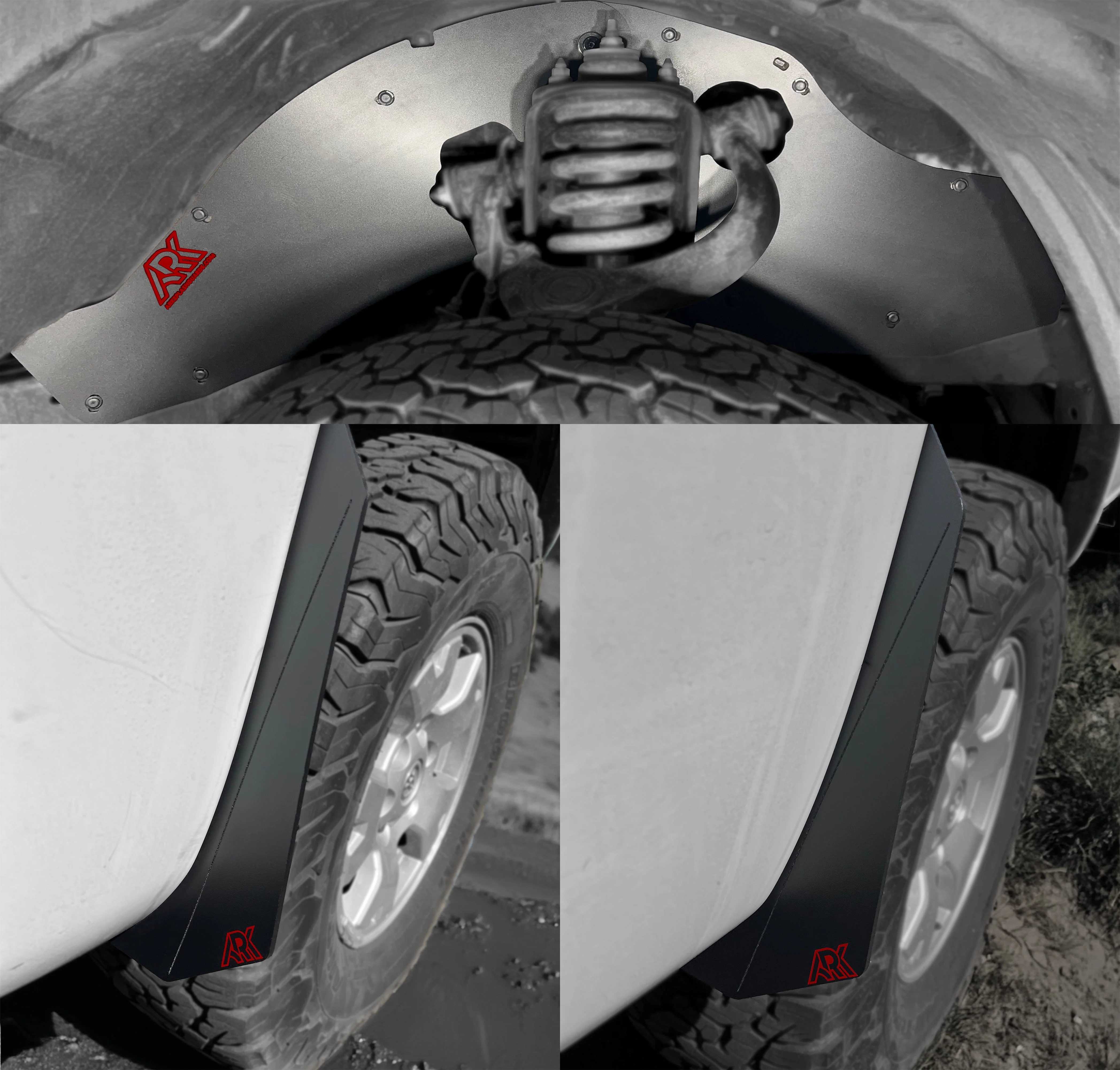 TriXpoly Splash Guards & Micros Fits 2005-2015 Toyota Tacoma - Image 7