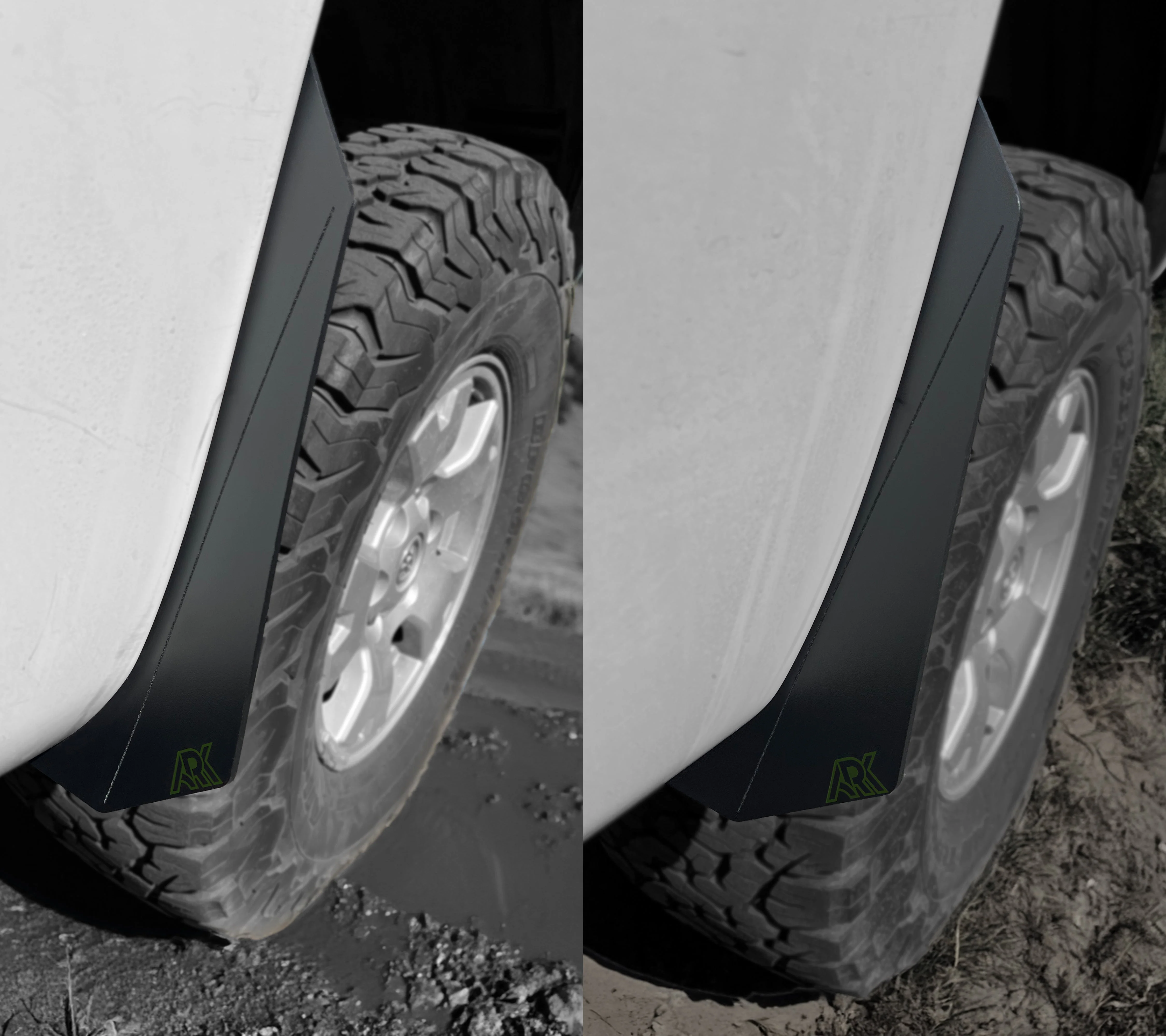 TriXpoly Splash Guards & Micros Fits 2005-2015 Toyota Tacoma - Image 9