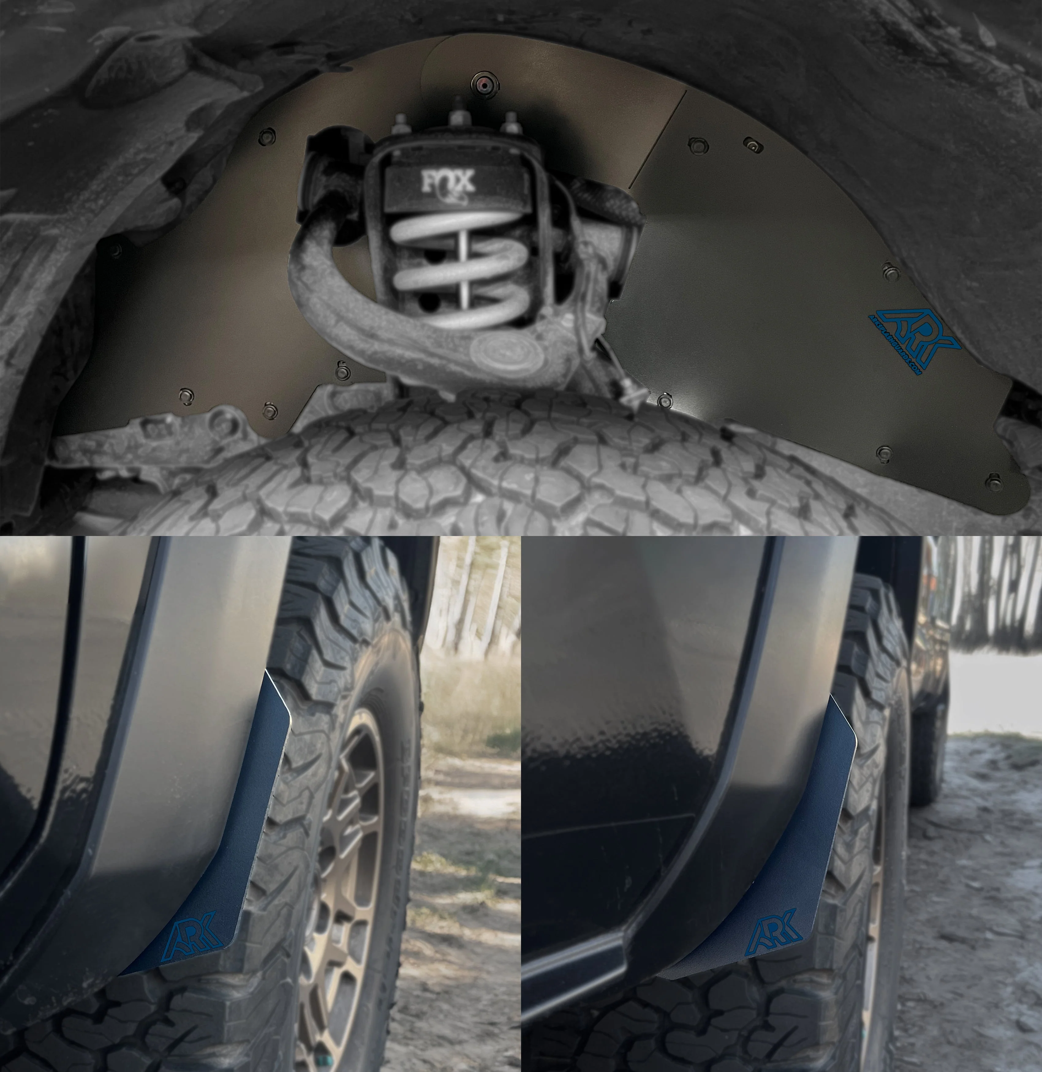 TriXpoly Splash Guards & Mudflap Micros Fits 2016-2023 Toyota Tacoma - Image 29