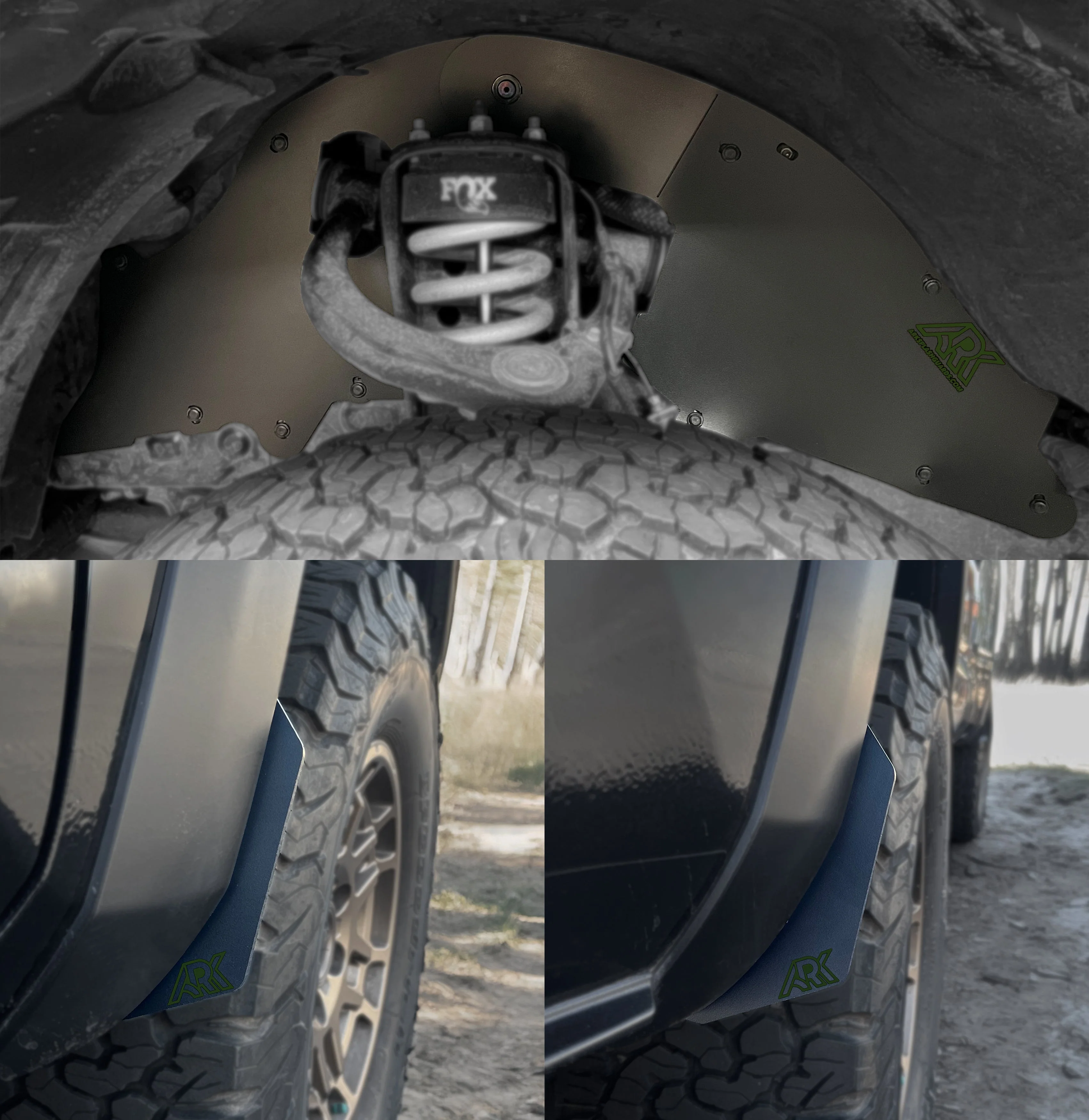 TriXpoly Splash Guards & Mudflap Micros Fits 2016-2023 Toyota Tacoma - Image 30