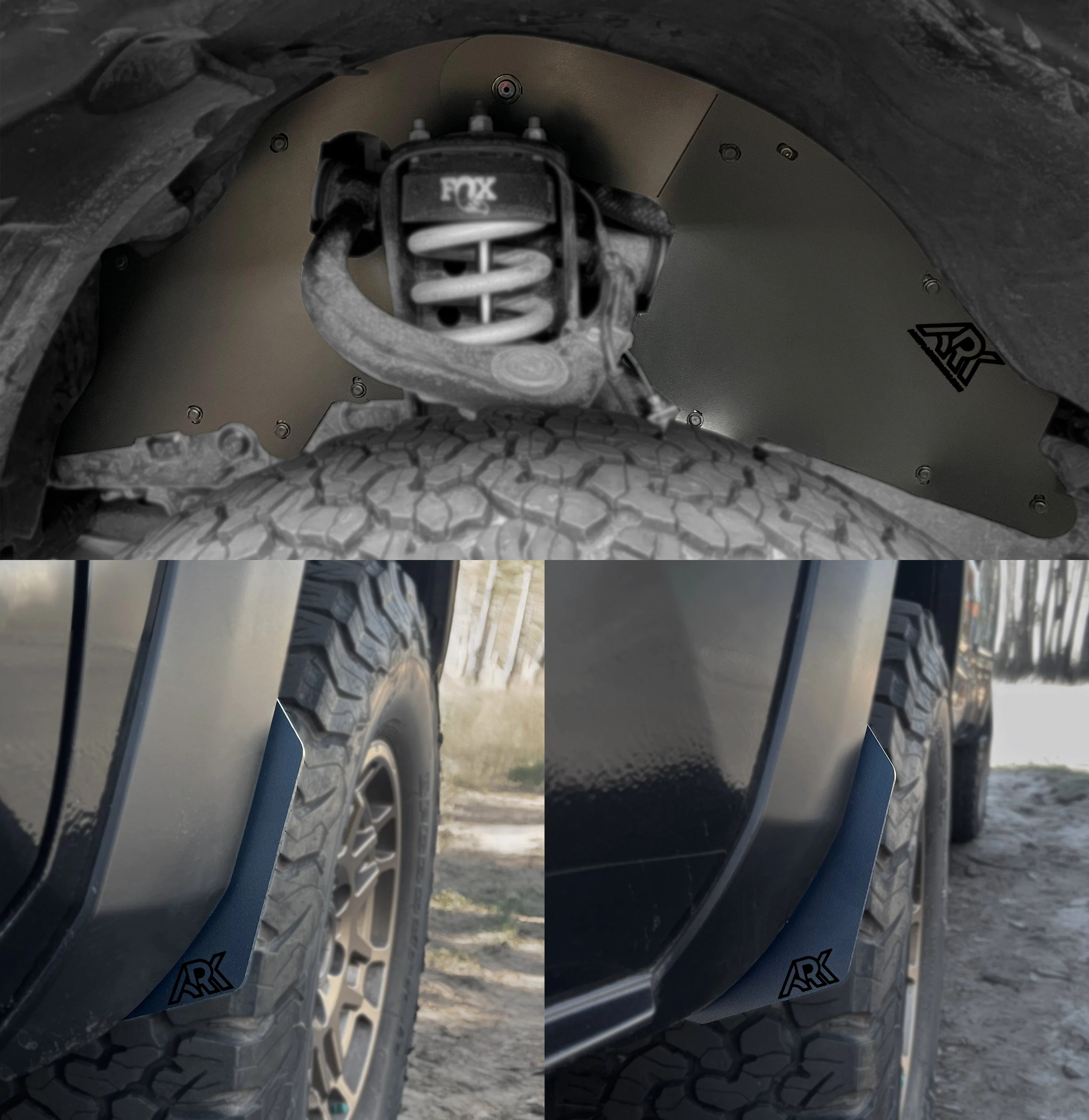 TriXpoly Splash Guards & Mudflap Micros Fits 2016-2023 Toyota Tacoma - Image 32