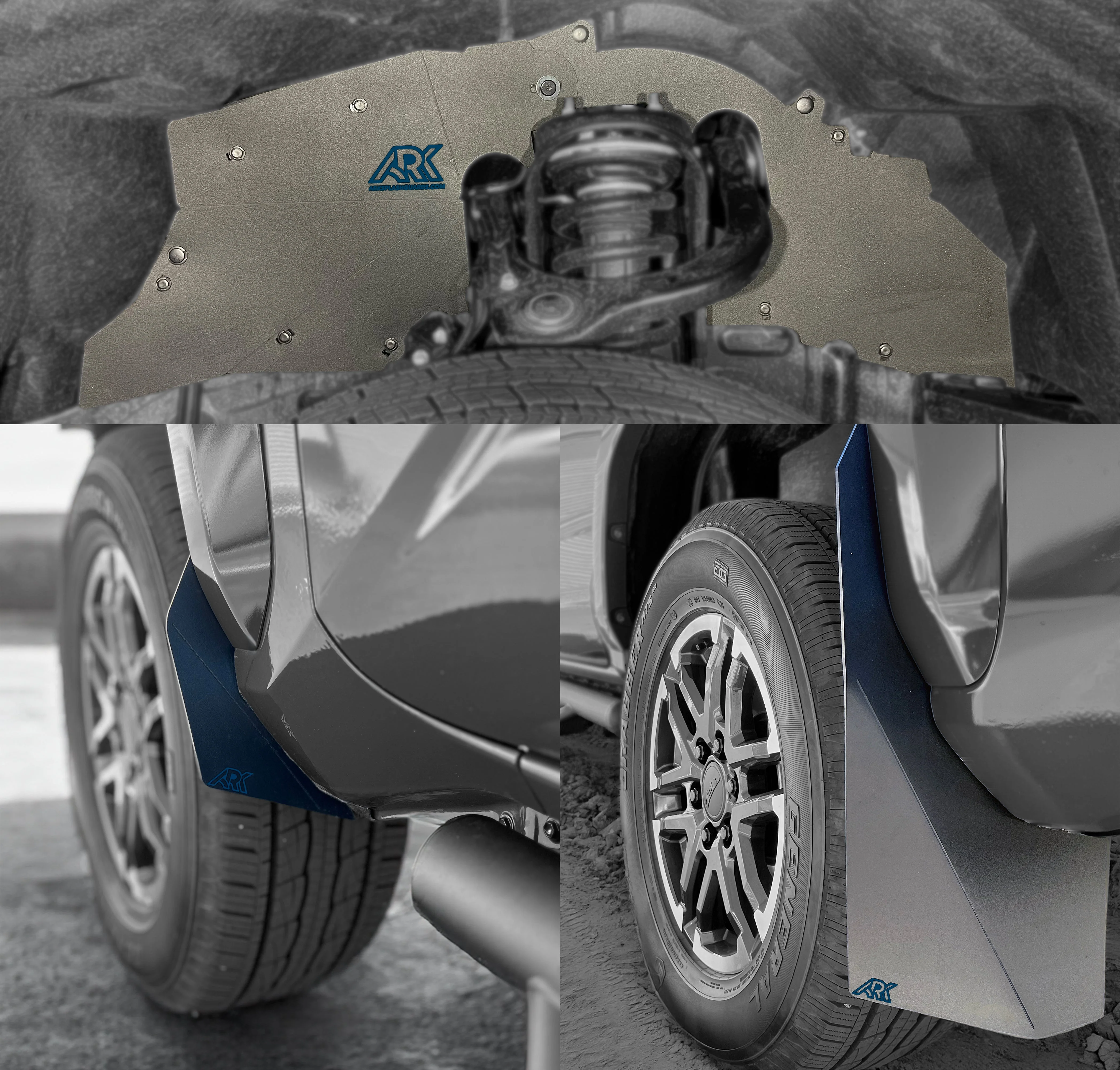 TriXpoly Splash Guards & Mudflap Micros Fits 2024+ Toyota Tacoma - Image 67