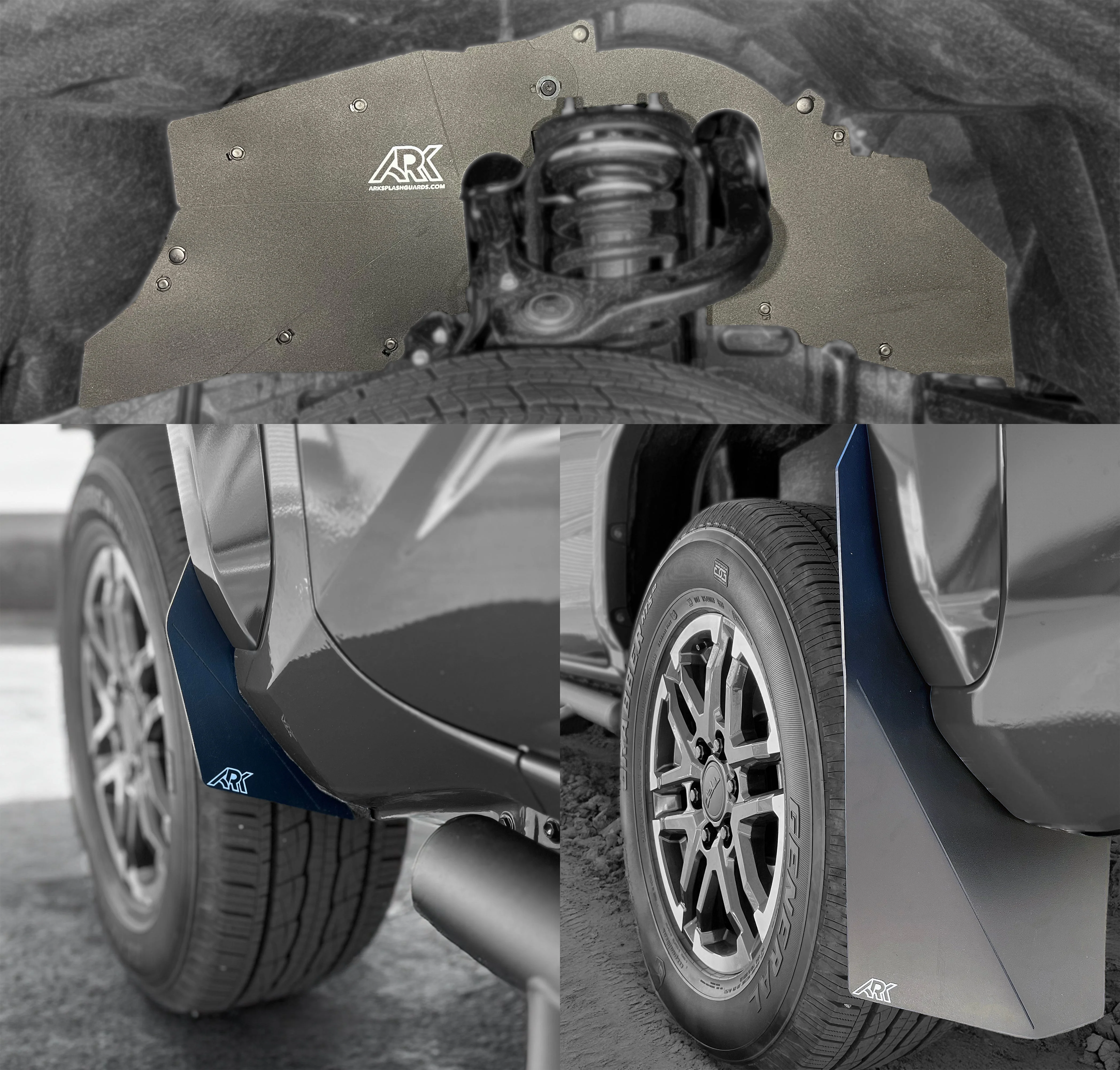 TriXpoly Splash Guards & Mudflap Micros Fits 2024+ Toyota Tacoma - Image 71