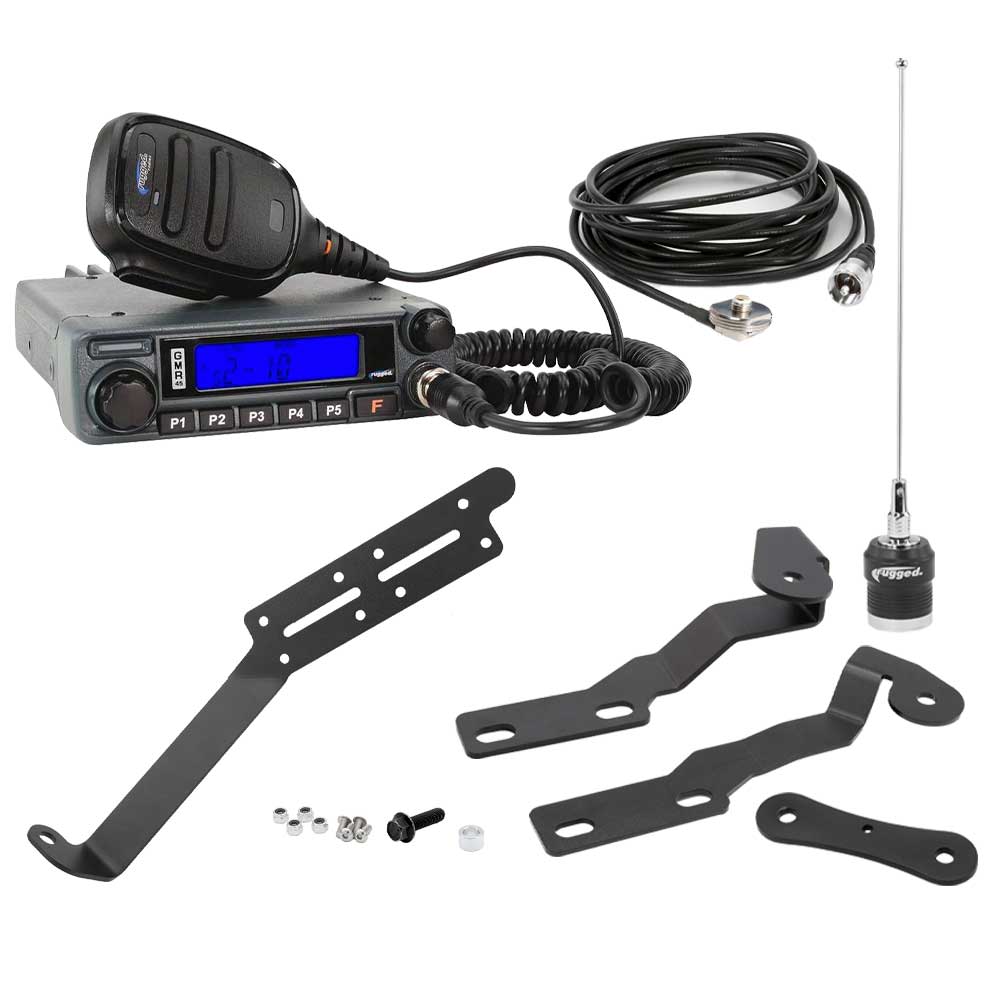 Two-Way GMRS Mobile Radio Kit Fits 2005+ Toyota Tacoma