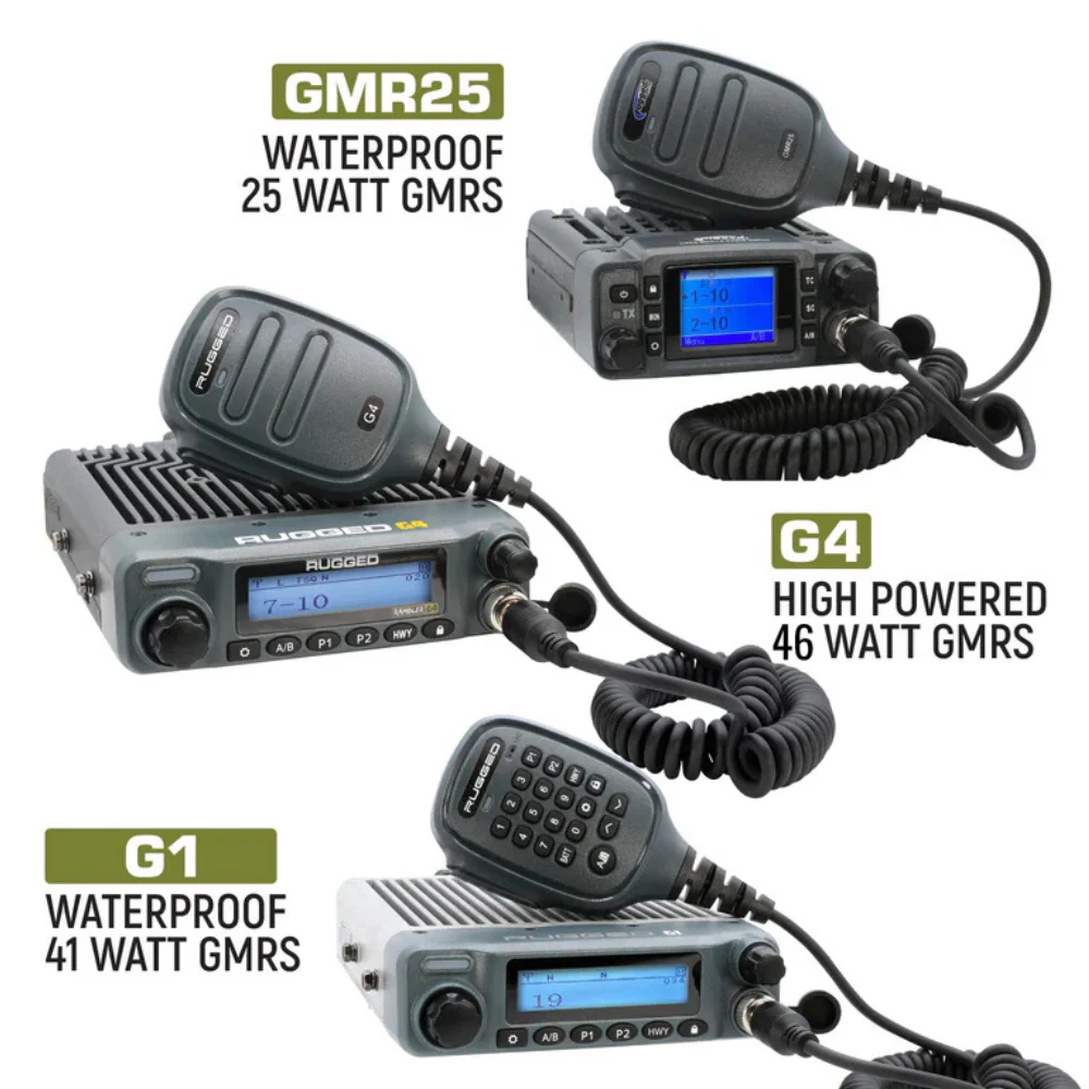 Two-Way GMRS Mobile Radio Kit Fits 2005+ Toyota Tacoma - Image 2