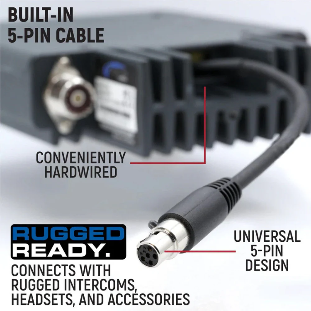 Two-Way GMRS Mobile Radio Kit Fits 2005+ Toyota Tacoma - Image 6