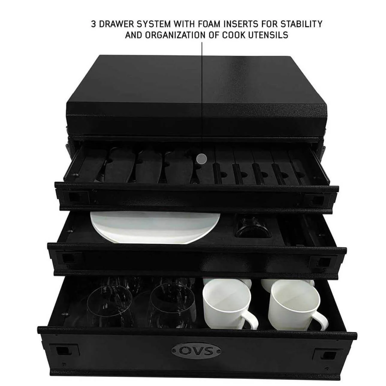Ultimate 39 Piece Utensil Set - Black Powder Coat Universal - Image 4