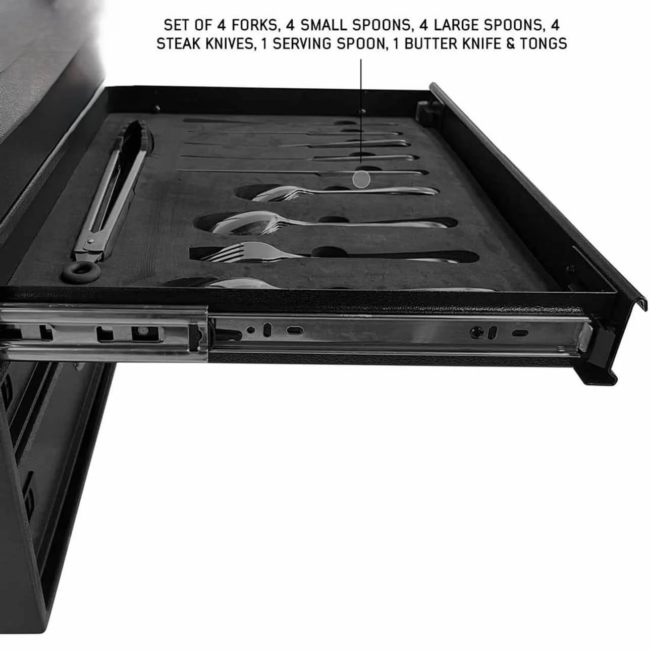 Ultimate 39 Piece Utensil Set - Black Powder Coat Universal - Image 5