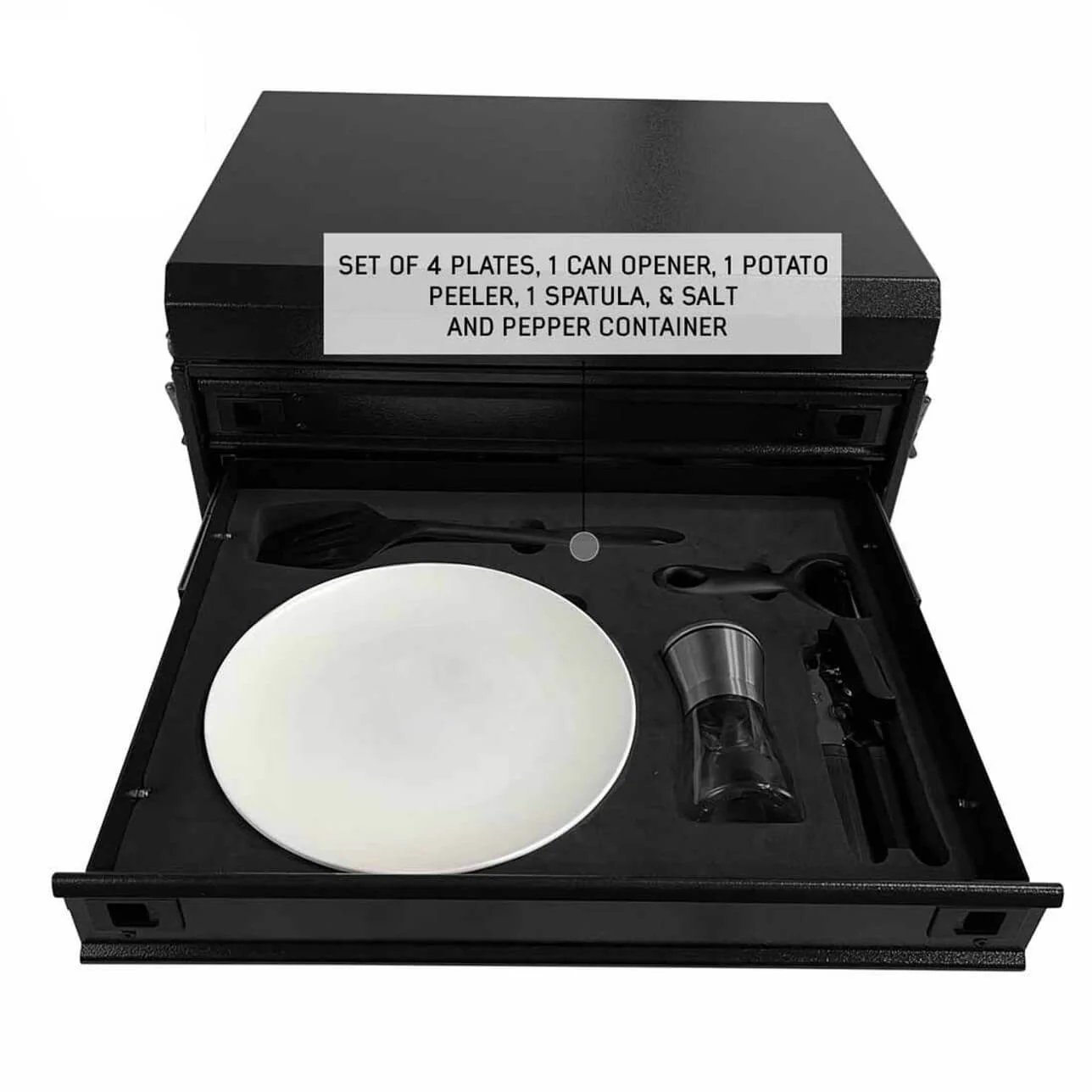 Ultimate 39 Piece Utensil Set - Black Powder Coat Universal - Image 9