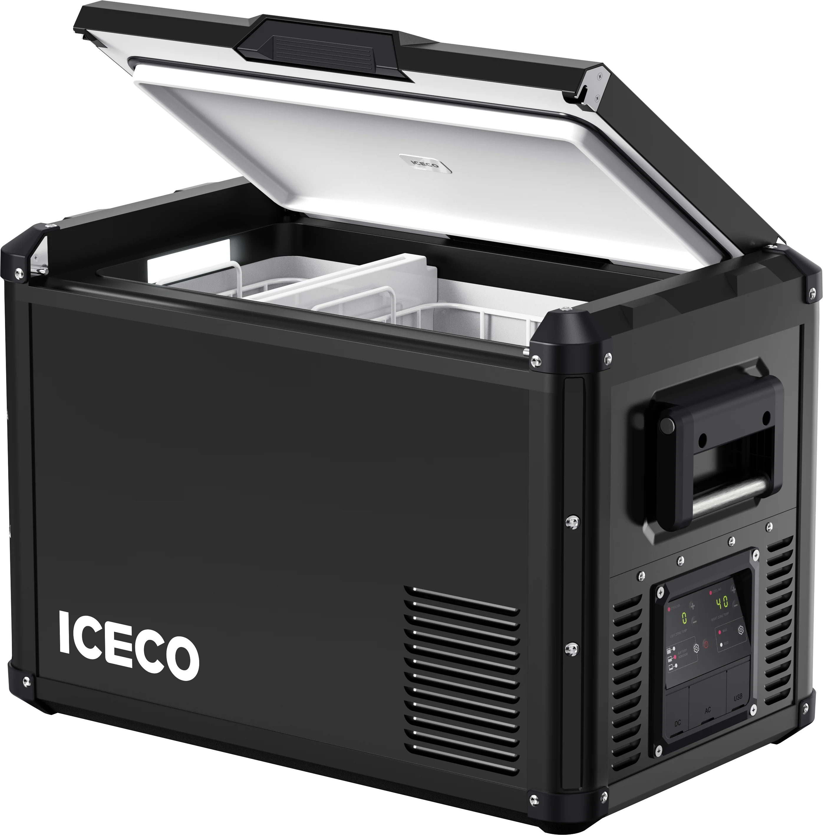 VL45ProD Dual Zone Portable Freezer - Black | ICECO - Image 2