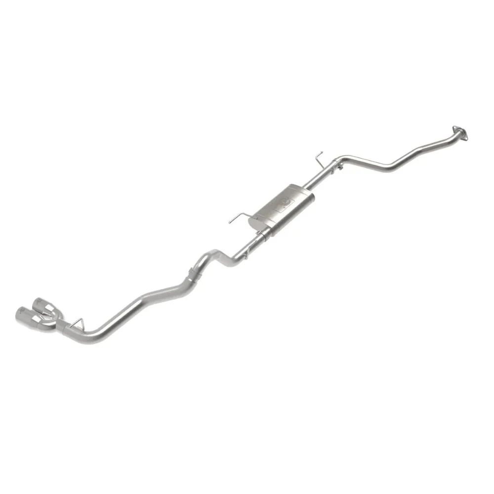 Vulcan Series 2-1/2 IN to 3 IN 304 Stainless Steel Cat-Back Exhaust System Fita 2024+ Toyota Tacoma - Image 3