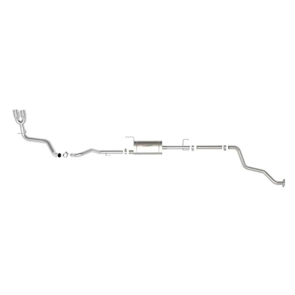Vulcan Series 2-1/2 IN to 3 IN 304 Stainless Steel Cat-Back Exhaust System Fita 2024+ Toyota Tacoma - Image 4