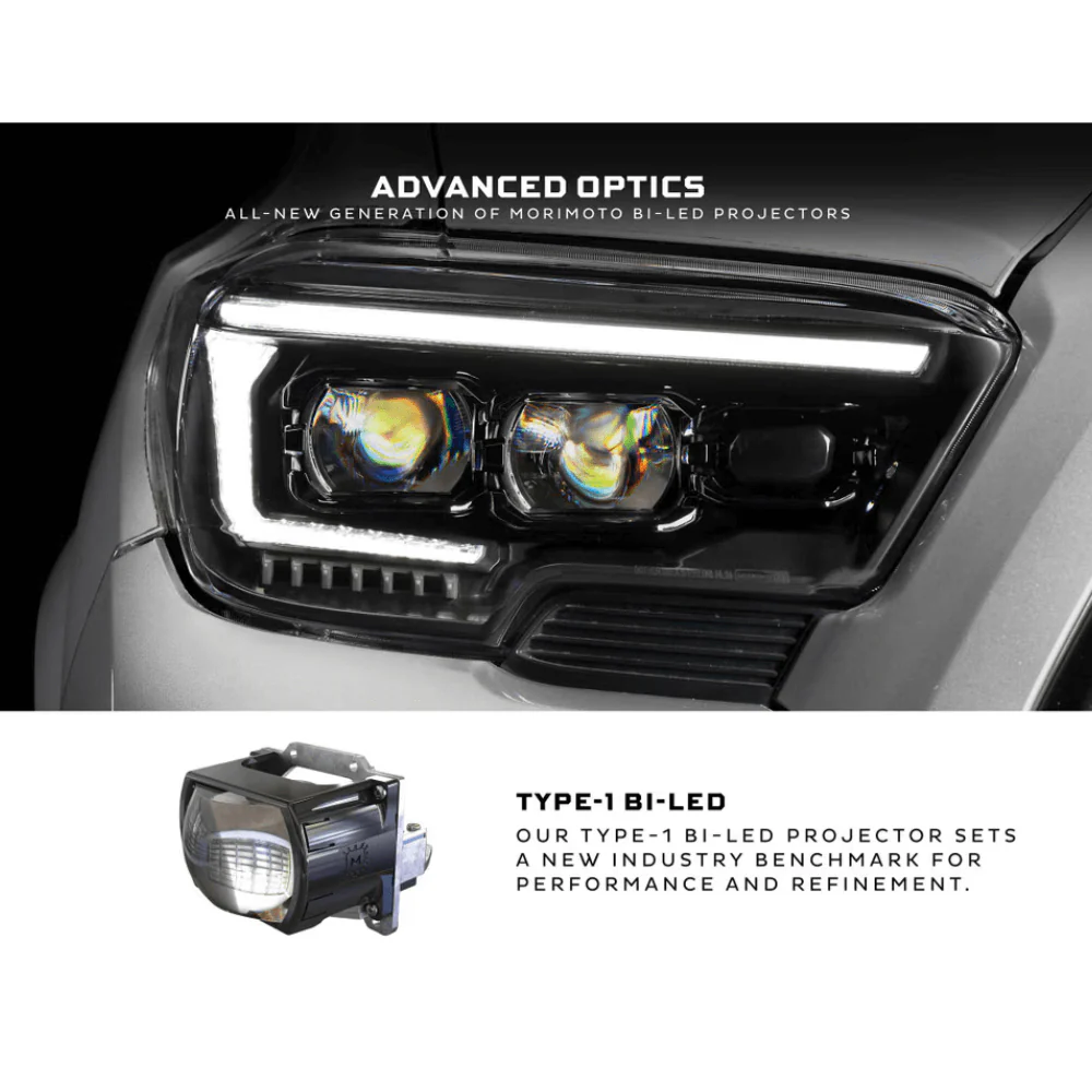 XB Evo Hybrid LED Headlights fits 2016-2023 Toyota Tacoma - Image 3