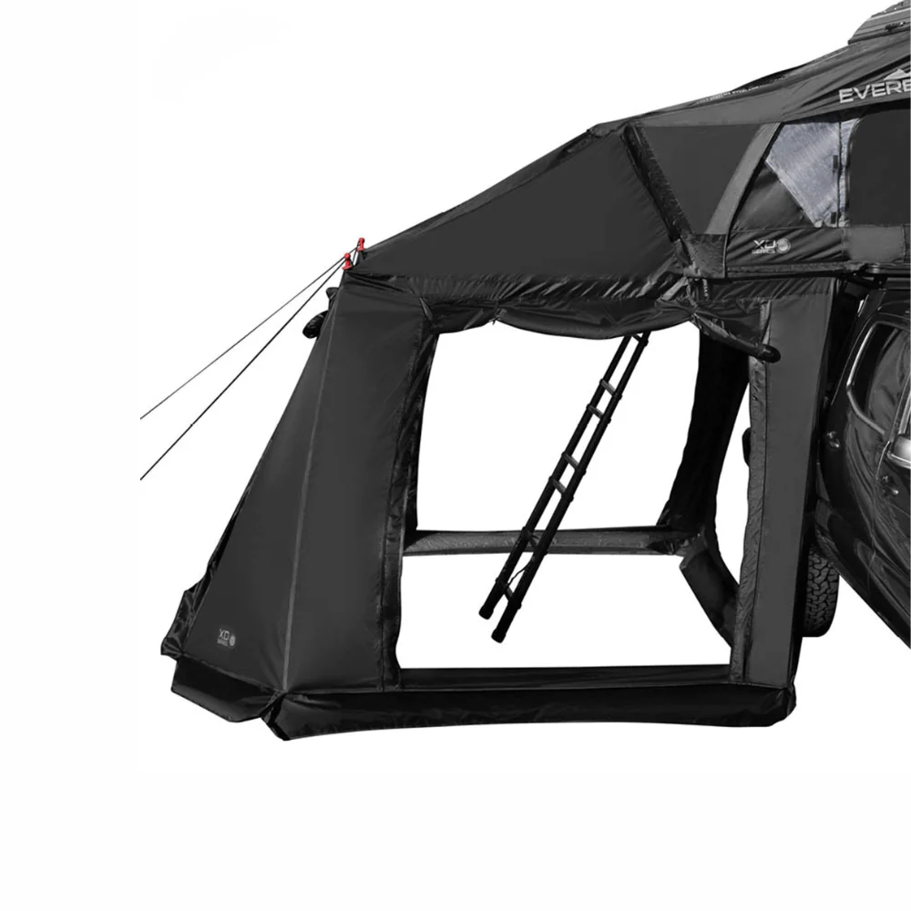 XD Everest Annex Room Roof Top Tent Extension - Black Body Grey Trim - Image 5