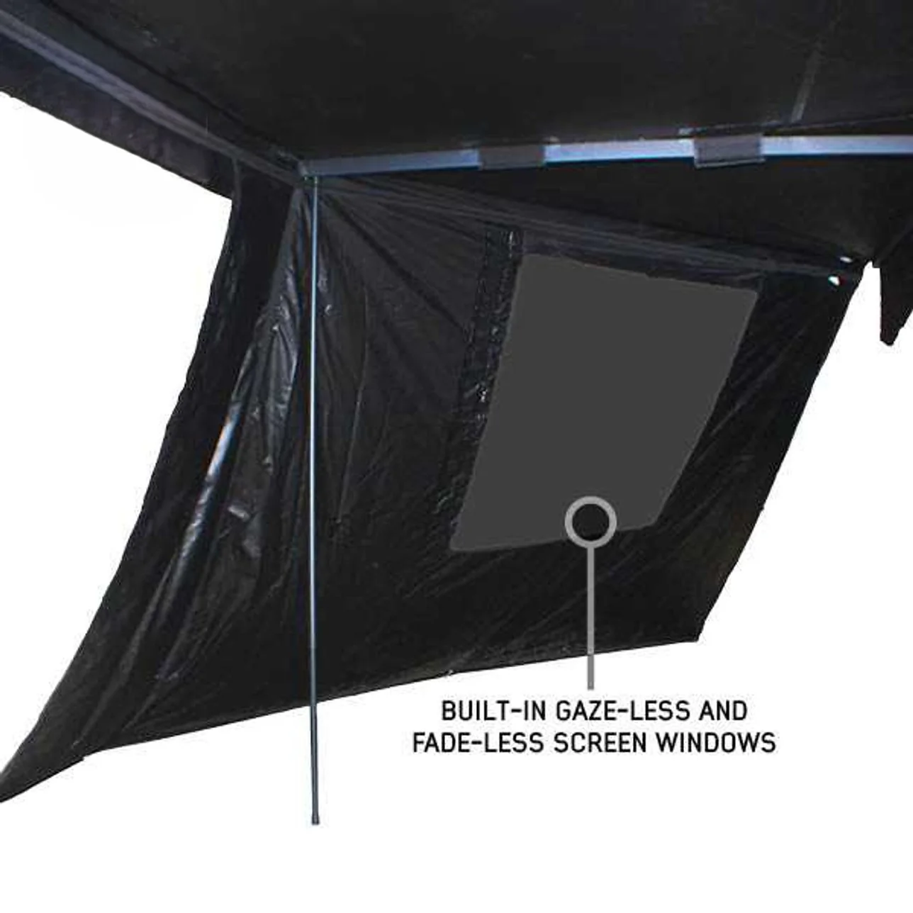 XD Nomadic 270 Degree Awning & Wall Kit Combo - Lights, Black Out, Black Body , Trim, and Travel Cover - Image 7