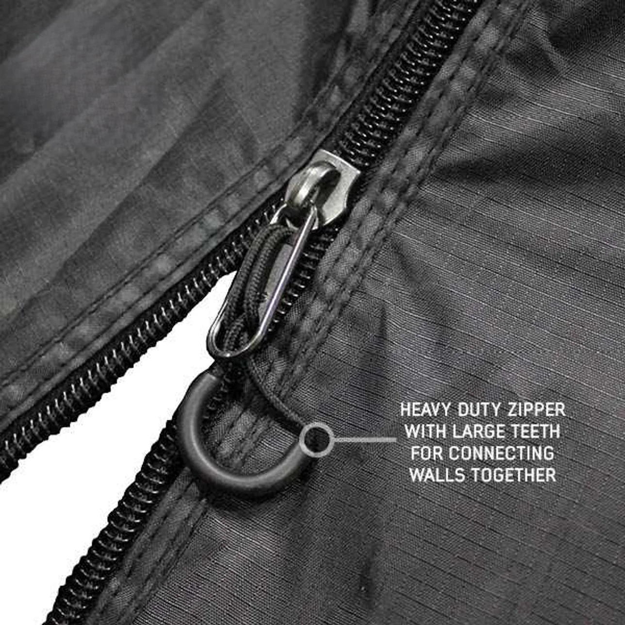 XD Nomadic 270 Degree Awning Walls W/Black Out, Black Body and Trim W/Storage Bag - Image 8