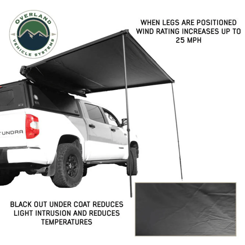 XD Nomadic Self-Deploying 90 Degree Awning with Lights & Black Out Fabric Universal - Image 5